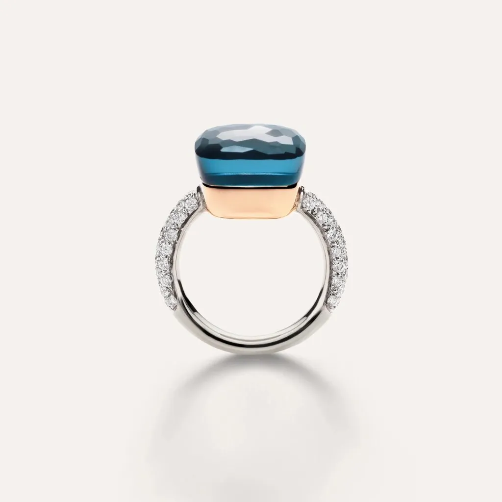 Ring NUDO MAXI London BLUE Topaz — 4