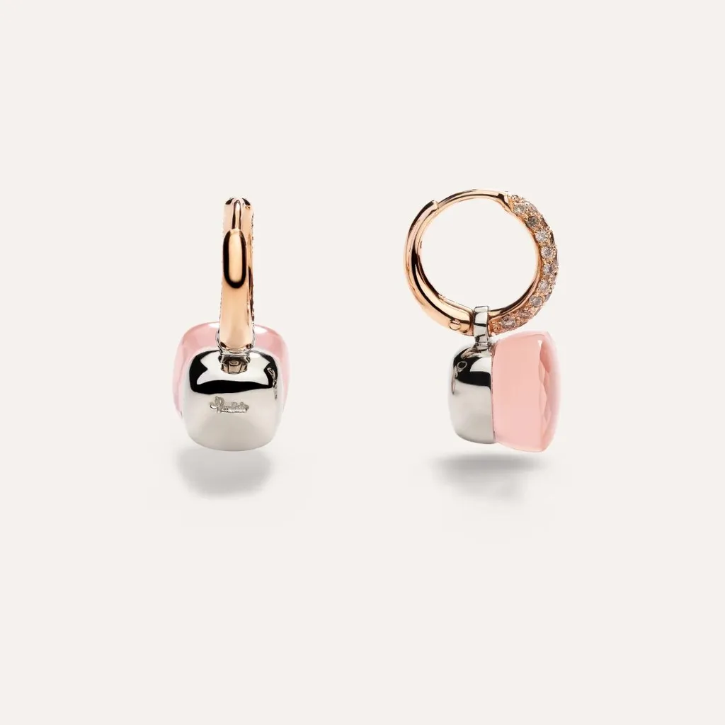 Серьги NUDO Classic ROSE Quartz — 4