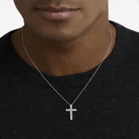 Pendant Round Diamond Cross Small — thumbnail 4