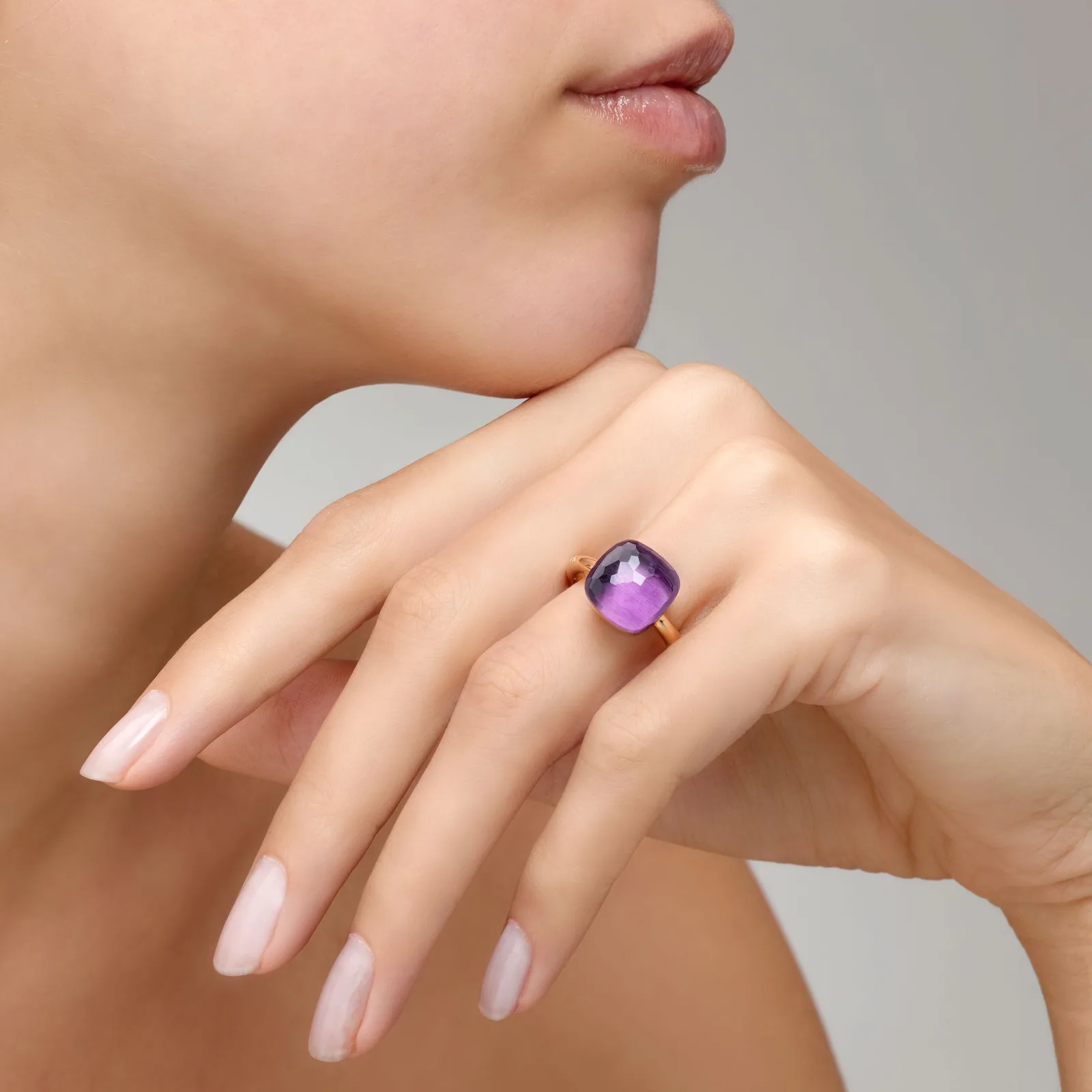 Ring NUDO MAXI Amethyst — 5