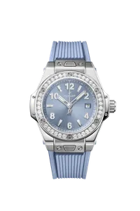 One Click Steel Coal Blue Diamonds 33mm — thumbnail 1