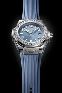 One Click Steel Coal Blue Diamonds 33mm — thumbnail 2