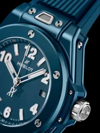 Big Bang Petrol Blue Ceramic 33mm — thumbnail 4