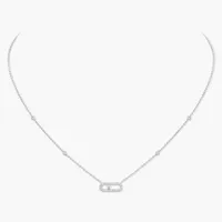 Necklace Move Uno Pavé White — thumbnail 1